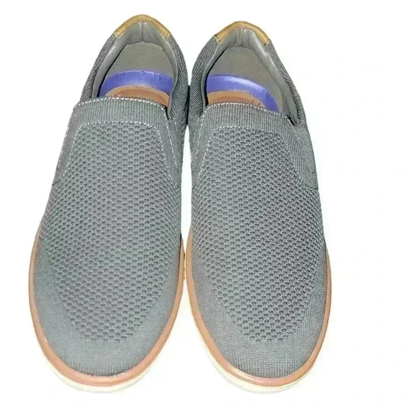 Sonoma  Dewitt Mens 7 Casual Slip On Shoes Knitted Grey W/ Ortholite Eco  Foam - Picture 6 of 8